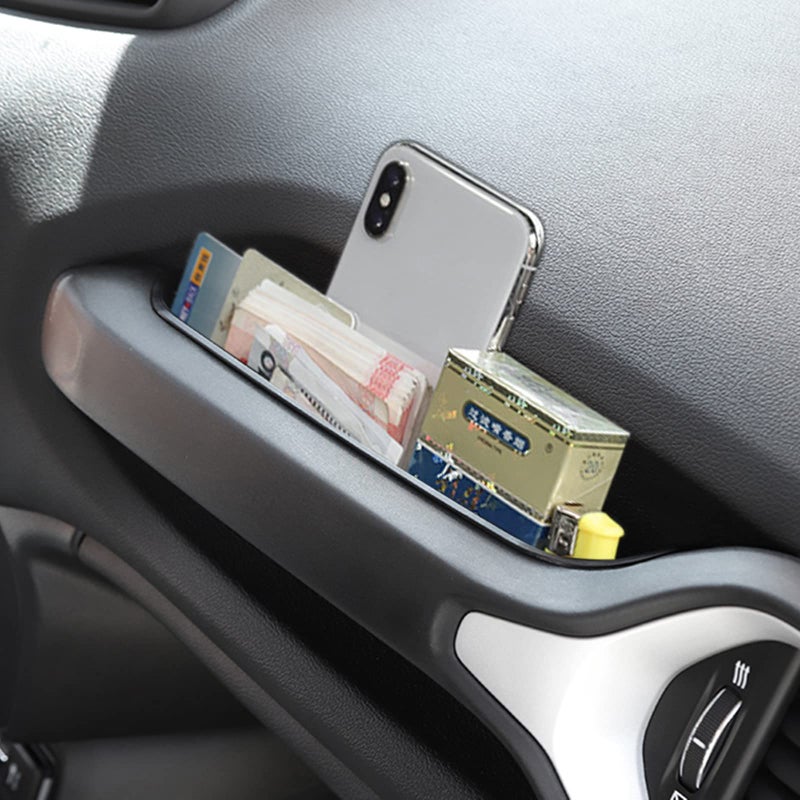 YOCTM GrabTray Interior Storage Compatible with Jeep Renegade 2015-2025 Co-pilot Grab Bar Storage Tray Organizer Box Phone Holder Accessories with Rubber Pad - Image 1